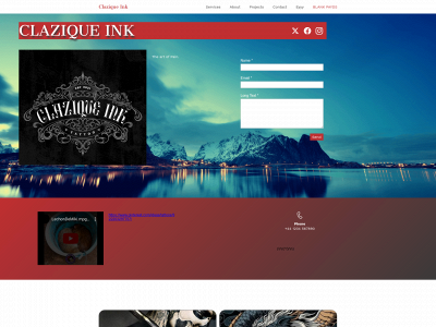 claziqueink.com snapshot