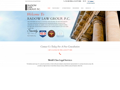 radowlawgroup.com snapshot