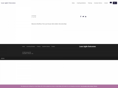 leanagileoutcomes.com snapshot