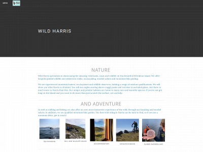 www.wildharris.co.uk snapshot