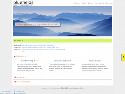 bluefields.be snapshot