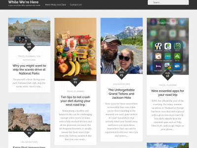 whilewerehere.blog snapshot