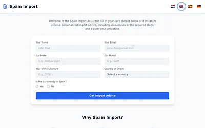spainimport.nl snapshot