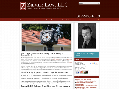 ziemerlaw.com snapshot