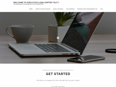 executiveloancenter.com snapshot