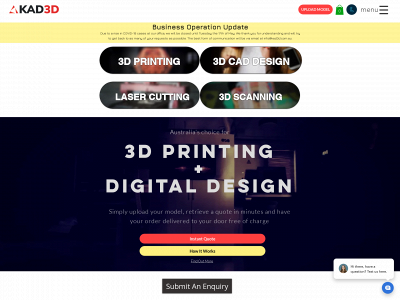 kad3d.com.au snapshot