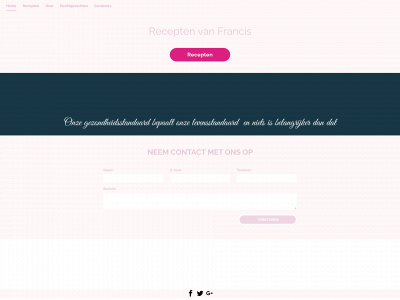 receptenvanfrancis.nl snapshot