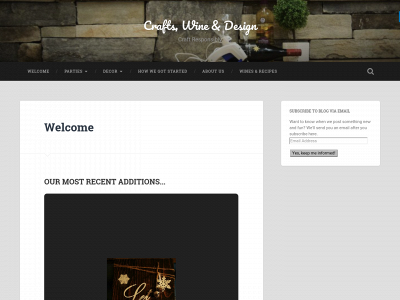 craftswineanddesign.com snapshot