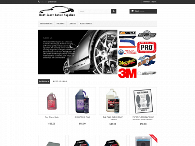 westcoastdetailsupplies.com snapshot