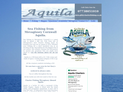 charterfishing.co.uk snapshot