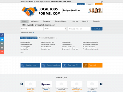localjobsforme.com snapshot