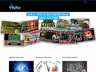 wildfirefundraising.com snapshot