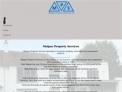 malpaspropertyservicesltd.co.uk snapshot