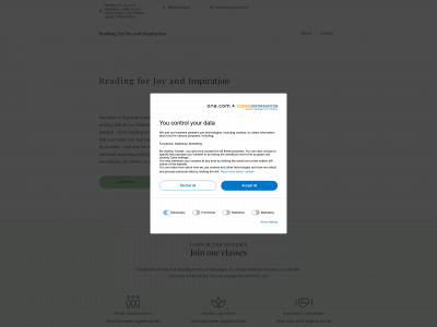 reading-for-joy-and-happiness.com snapshot