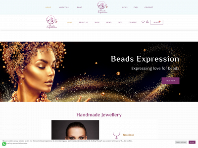 beadsexpression.com snapshot