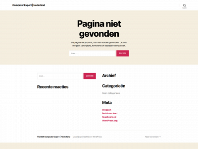 computerexpertnederland.nl snapshot
