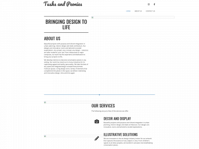 tusksandpeonies.com snapshot