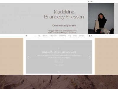 madeleinebrandeby.se snapshot