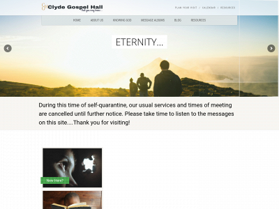 clydegospelhall.com snapshot