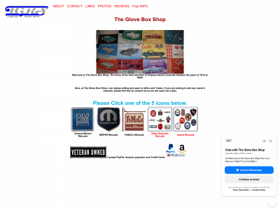 thegloveboxshop.com snapshot