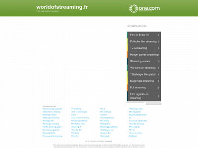 worldofstreaming.fr snapshot