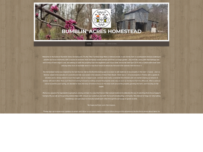 bumblinacres.com snapshot