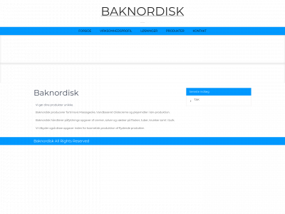 baknordisk.dk snapshot