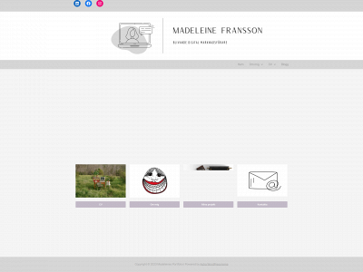 madeleineportfolio.se snapshot