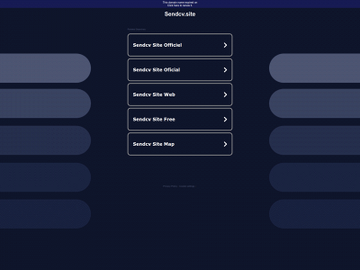 sendcv.site snapshot