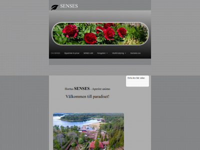 senses-aland.com snapshot