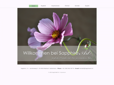sapphireart.ch snapshot