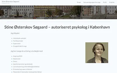 stineoesterskov.dk snapshot