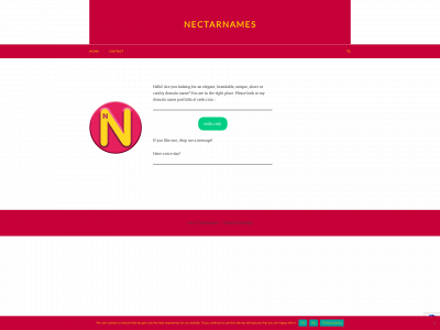 nectarnames.com snapshot
