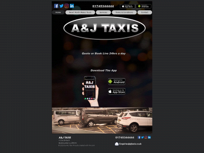 ajtaxis.co.uk snapshot