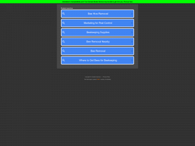 honeybeelists.com snapshot