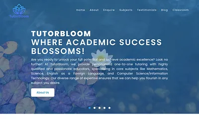 tutorbloom.com snapshot