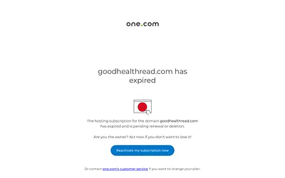 goodhealthread.com snapshot
