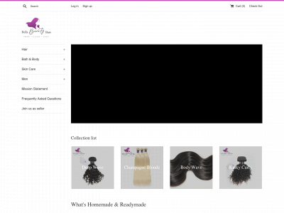 bellabeautybars.com snapshot