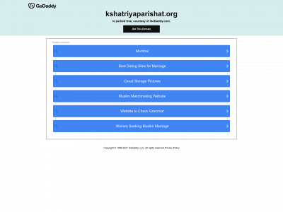 kshatriyaparishat.org snapshot