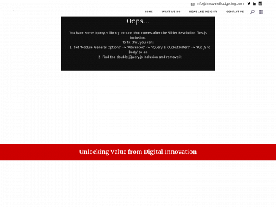 innovatebudgeting.com snapshot