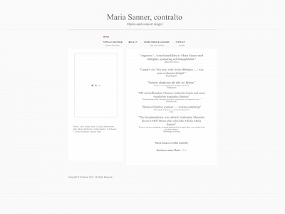 mariasanner.se snapshot