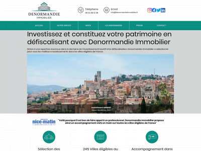 denormandieimmobilier.fr snapshot