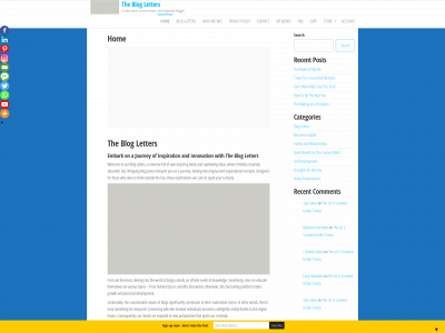 theblogletters.com snapshot