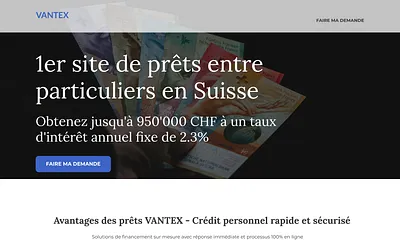 vantex.ch snapshot