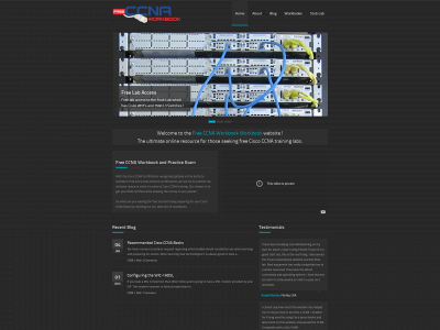 freeccnaworkbook.com snapshot