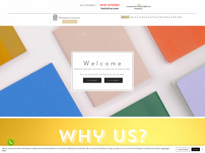 ag-tutoring.com snapshot