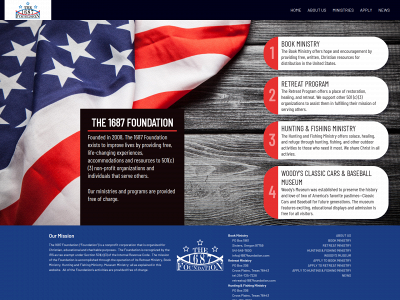 1687foundation.com snapshot