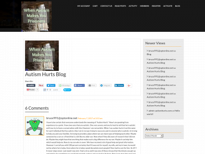 autismhurts.com snapshot