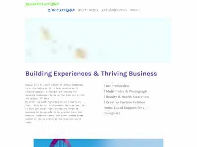 donlyartgoat.com snapshot
