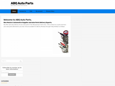 abqautoparts.com snapshot